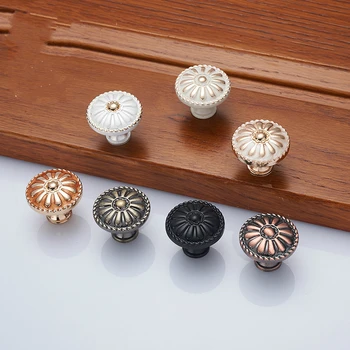 European Zinc Alloy Cabinet Handles Wadrobe Door Pulls Drawer Knobs Kitchen Cupboard Handles Furniture Handle Hardware