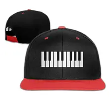 Мужские/женские хип-хоп шляпы пианино ключи печатные регулируемые спортивные шляпы
