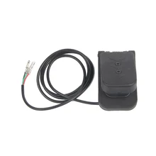 Новое поступление универсальный Электрический велосипед черный пластик скутер Quad ножной Дроссельный ускоритель дропшиппинг поддержка