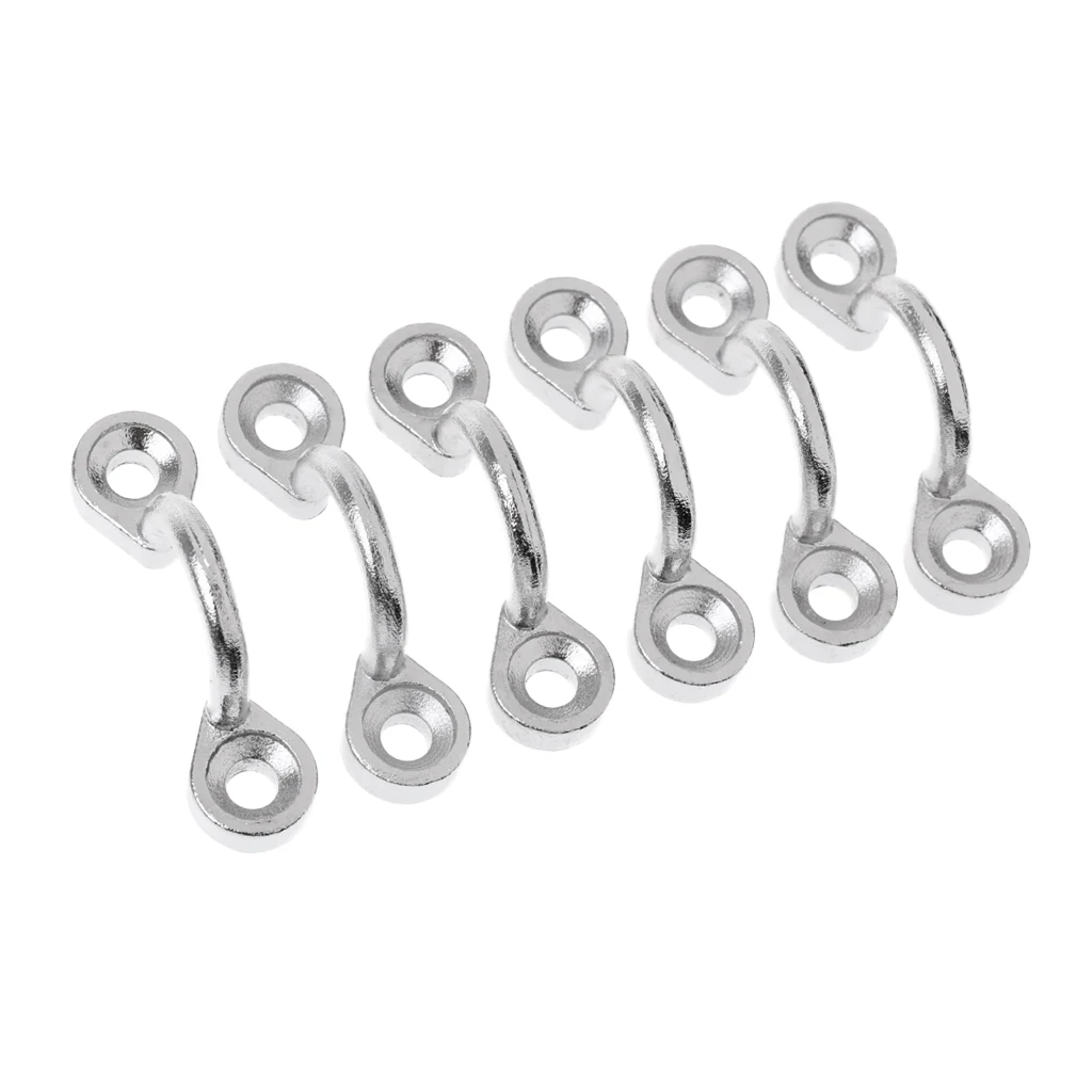 6 Pieces Of Pipe Clamp Bracket Clamp For Fastening And Mounting Clips, 316 Stainless Steel