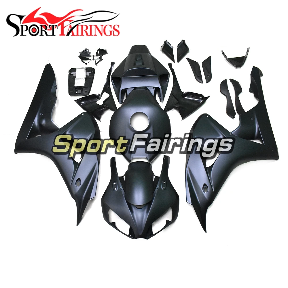 Корпус для Honda CBR1000RR 2006 2007 06 07 обтекатели ABS пластик инъекции тела наборы автофургон корпуса матовые черные рамы кузова