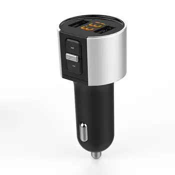 

Handsfree Wireless Car Kit FM Transmitter Radio MP3 Player USB Charger Mobile Phone Car Charger Adapter