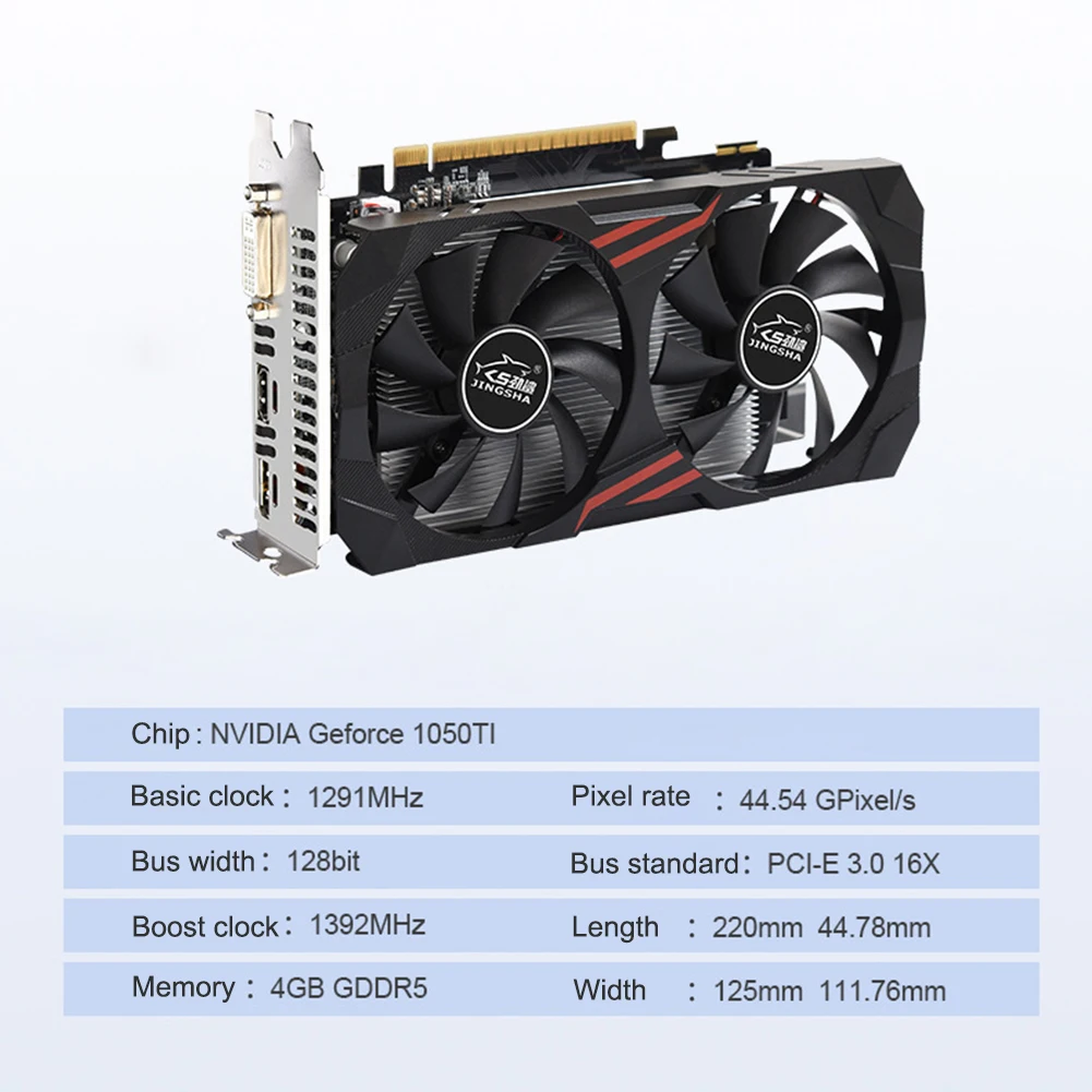 gpu computer GTX1050TI 750 550TI 2GB 4GB 6GB Computer Graphic Card 192bit GDDR5 NVIDIA PCI-E 2.0 Gaming Video Cards with Dual Cooling Fans best graphics card for gaming pc