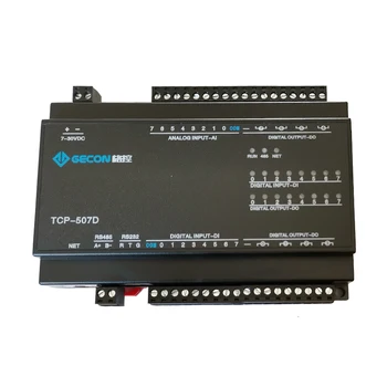 

Modbus Ethernet module 8AI8DI8DO analog input digital input relay output TCPIP, compatible with RS485 232