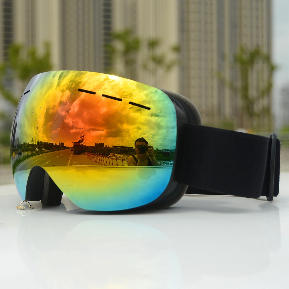 Ski Goggles double UV400 Protection Snowboard Eyewear Anti-fog Big Ski Mask Glasses Snow Snowmobile Man Women Skiing Sport