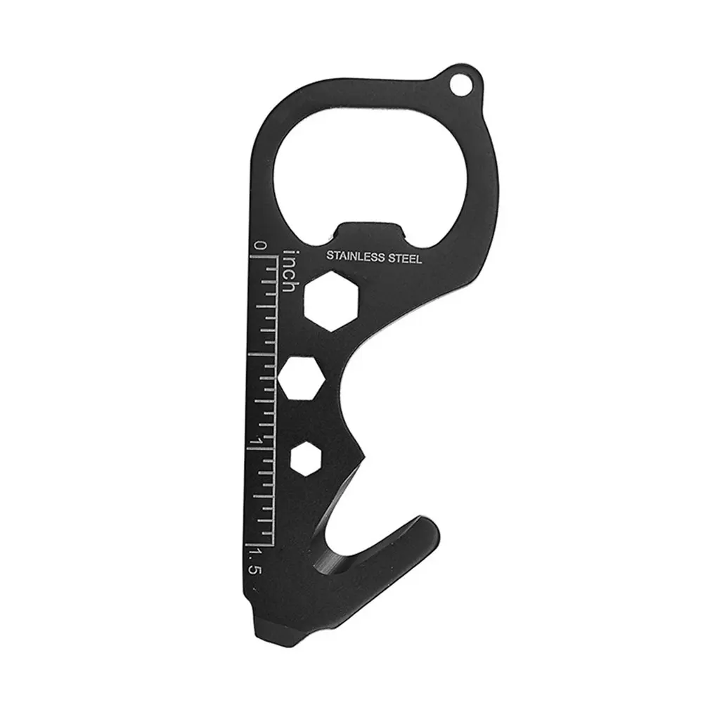 Bottle Opener Hand Tool Multifunctional EDC Tiger Mini Card Key chain Tools Screwdriver Phone Handle Repair | Спорт и развлечения