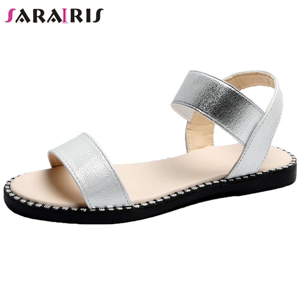 

SARAIRIS Female slip-on Breathable Flat Sandals Summer Holiday Casual Flat Sandals Women Summer Concise Light Shoes Woman
