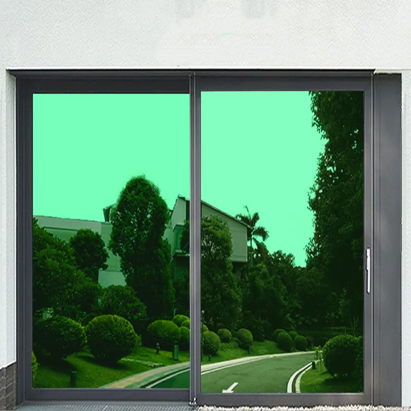 Reflective Shading Glass Sticker, Single Perspective Mirror, Window Film,  Sliding Door, Balcony, Decorative Filtre, Film Adhesif - AliExpress