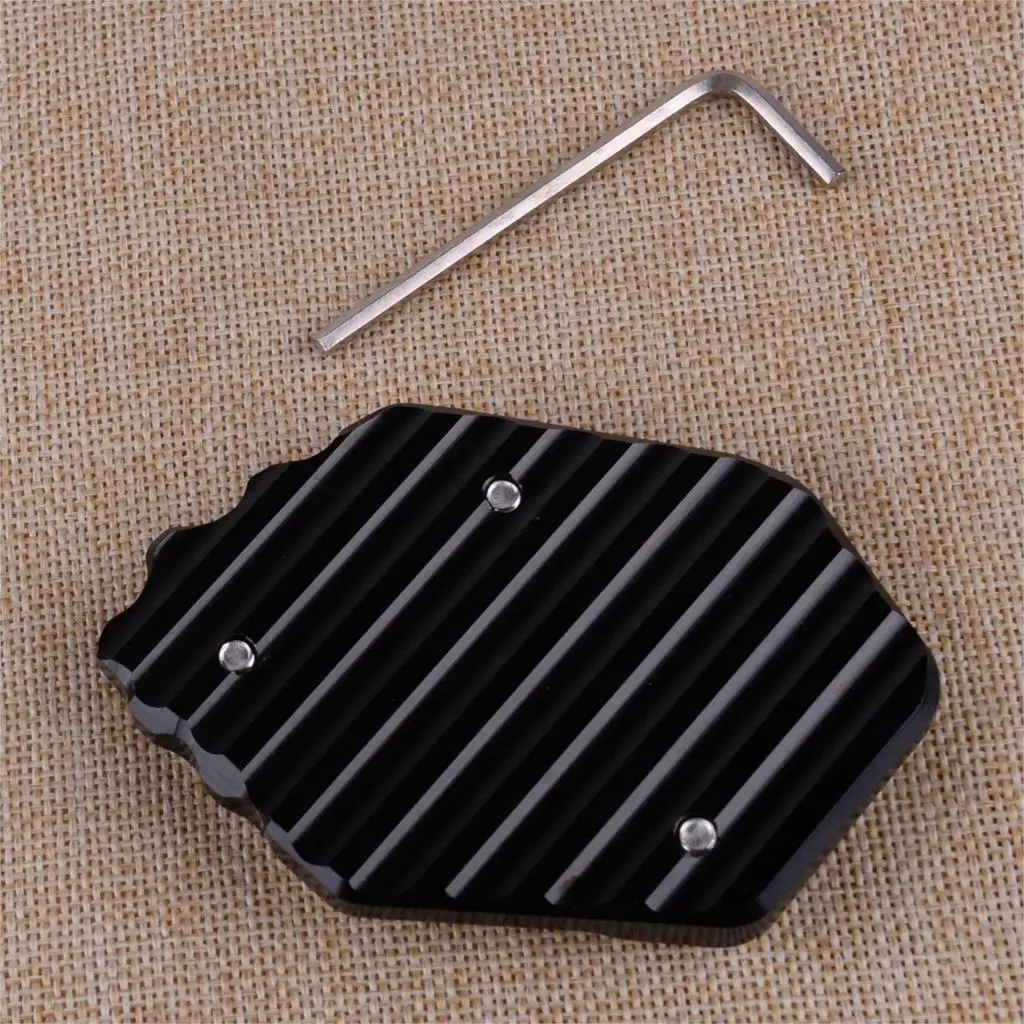 

DWCX Motorcycle Kickstand Side Stand Enlarge Extension Pad Plate Fit for BMW R1200GS LC 2013-2018