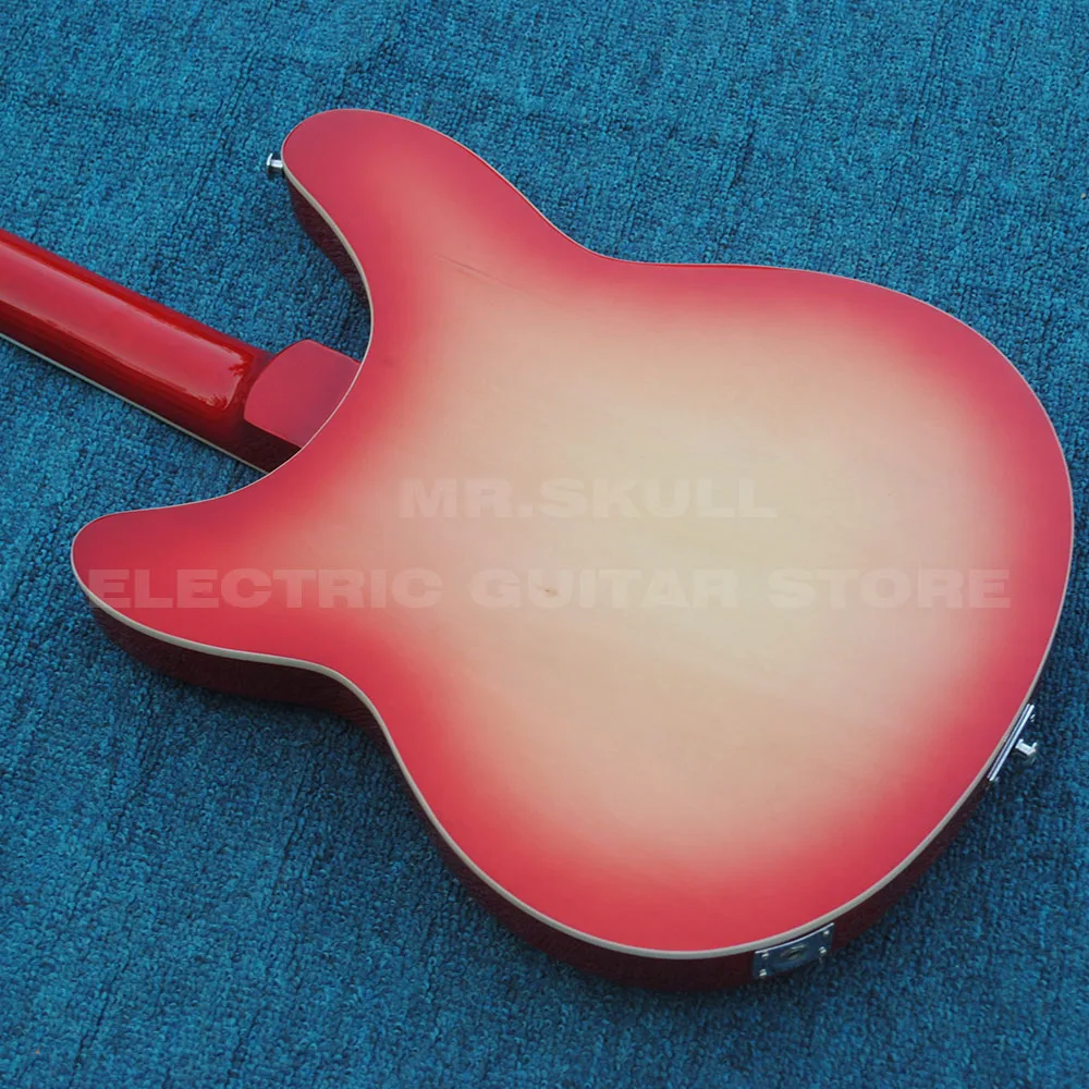 Ricken electric backer гитара cherryburst 12 струн полуполый корпус Джаз электрогитара