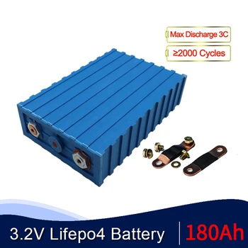 

32PCS 180AH Class A CALB 3.2V 180AH lifepo4 battery cell Prismatic Lithium Battery EV solar Storage battery EU US TAX FREE