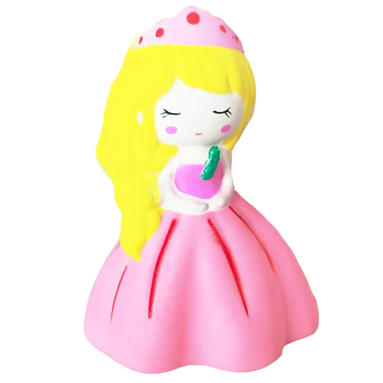 Мультяшная Принцесса Милая мягкая медленно поднимающаяся мягкая сжимающая игрушка Ароматизированная снимающая стресс Забавный ребенок рождественские подарки подарок на день рождения для девочки