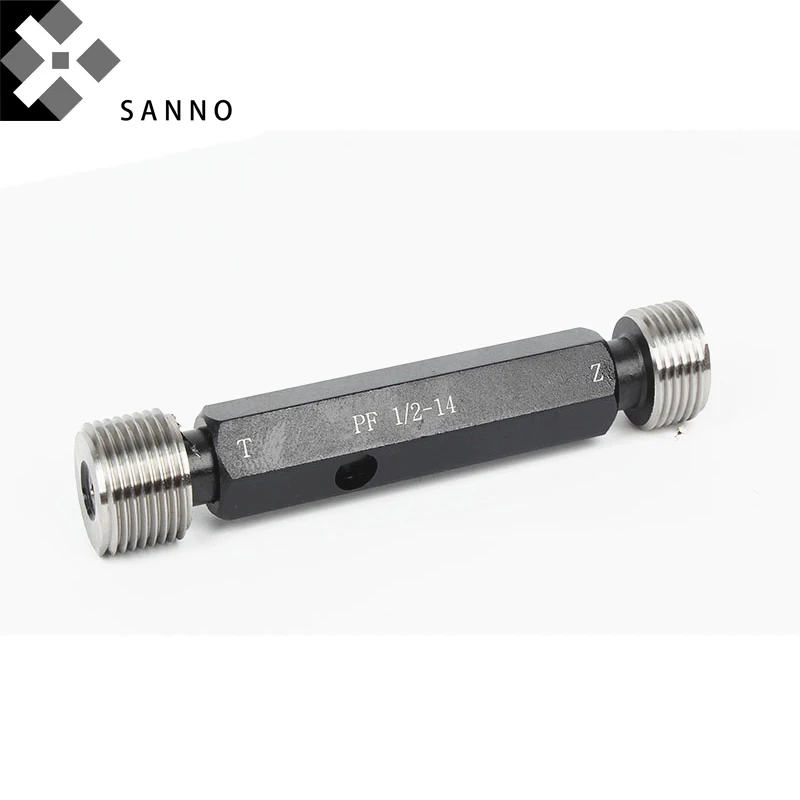 JIS cylindrical thread plug gauges  PF18, PF14, PF38, PF12, PF34, PF1 inch go and no go straight pipe measuring tool (5)