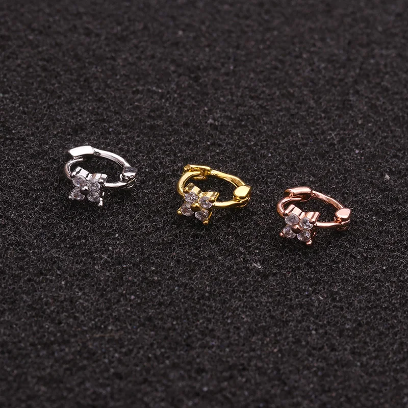 Sellsets-1-Piece-New-Yellow-Rose-Gold-Color-Tiny-Hoop-Earring-Cz-Tragus-Daith-Rook-Cartilage (5)