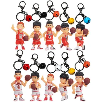 

Anime SLAM DUNK Kawaii Pendants Keychains Stand Figure Toy Doll Holiday Gift