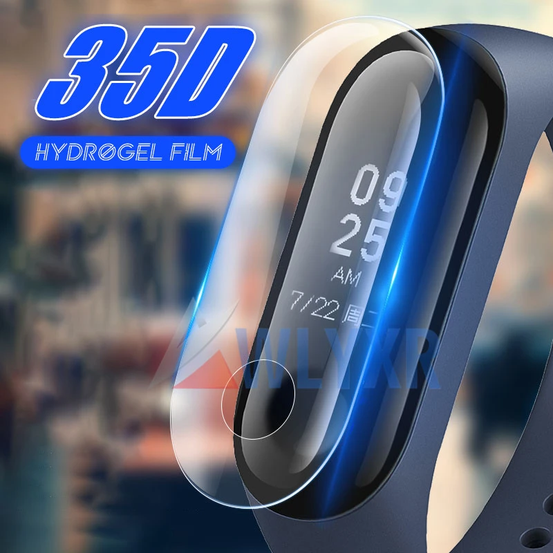 

1/2/5 Pcs For Xiaomi Mi Band 4 Protective Film Nano Easy Tear Smart Wristband Full Screen Protector Hydrogel Not Tempered Glass