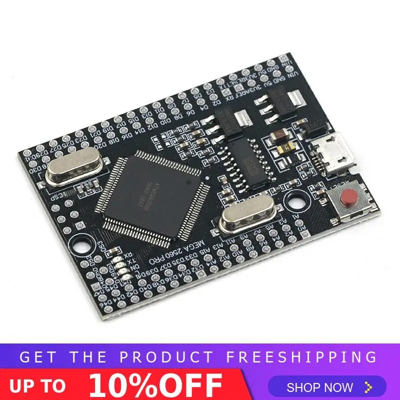 Mega 2560 PRO MINI 5V(встраивание) CH340G ATmega2560-16AU с наконечниками, совместимыми с arduino Mega 2560