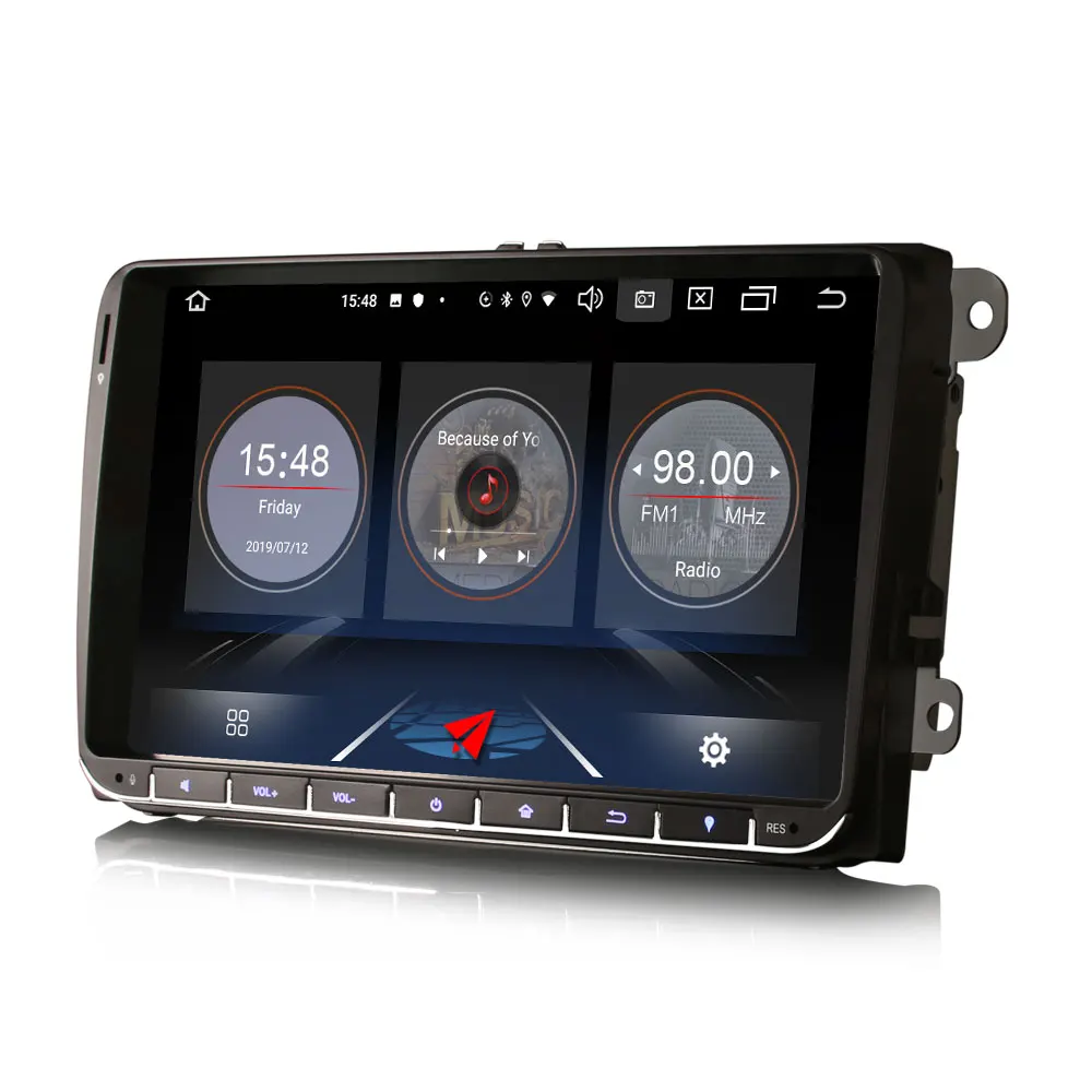 Clearance 9" Android 9.0 Pie OS Car Multimedia GPS Radio for Skoda Roomster 2003-2015 & Skoda Rapid 2012-2013 & Skoda Patrick 2004-2008 4