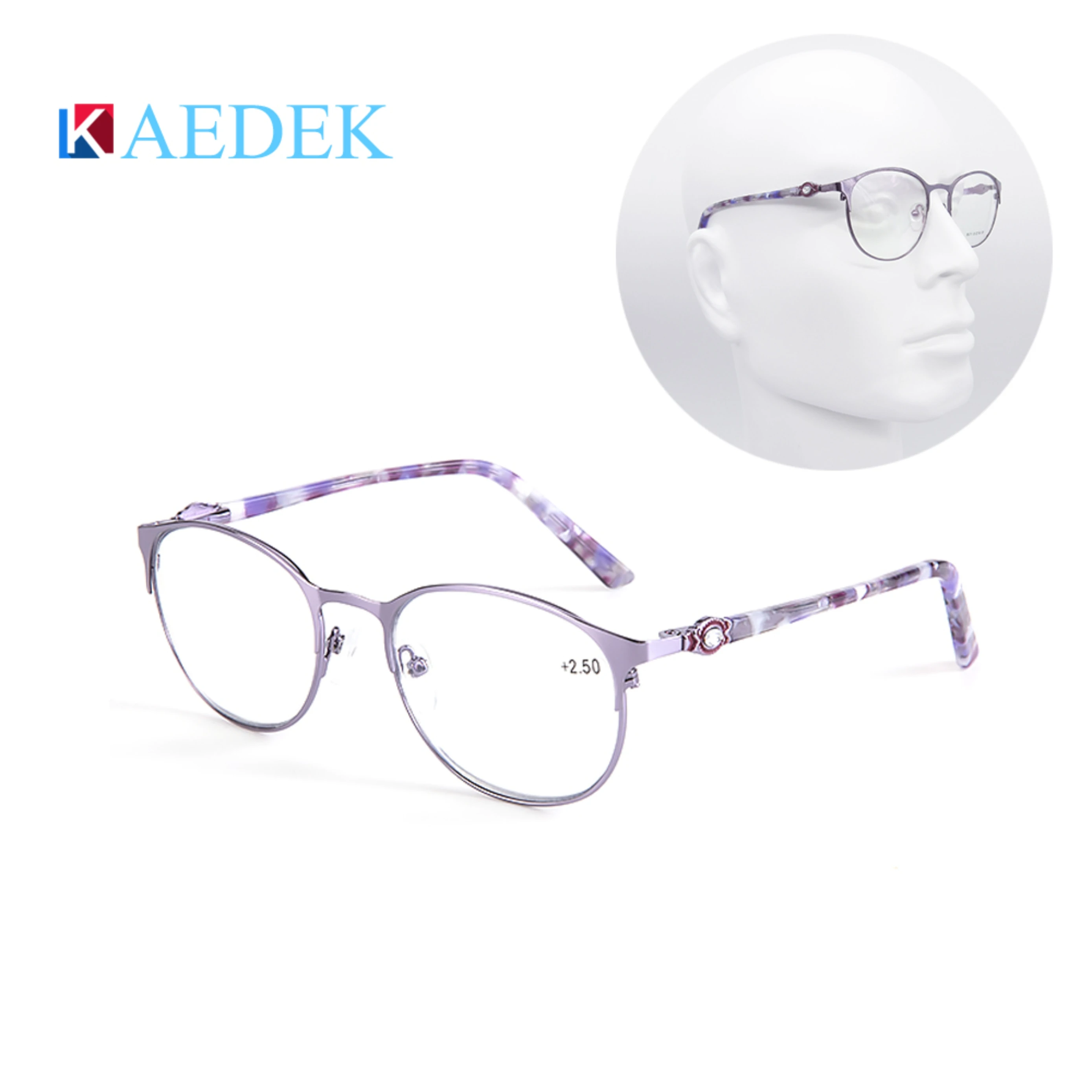 Модные женские очки для чтения кошачий глаз, анти-голубые, дизайн, высокое качество, металлические блокирующие компьютерные очки+ 1+ 1,5+ 2+ 2,5+ 3 KB2513