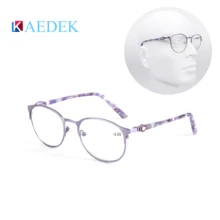 Модные женские очки для чтения кошачий глаз, анти-голубые, дизайн, высокое качество, металлические блокирующие компьютерные очки+ 1+ 1,5+ 2+ 2,5+ 3 KB2513