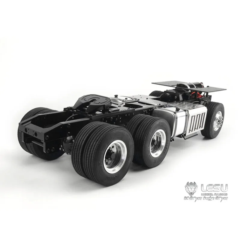 Металлическое шасси LESU Benz 6x6 1/14 для радиоуправляемого трактора TAMIYA 1851