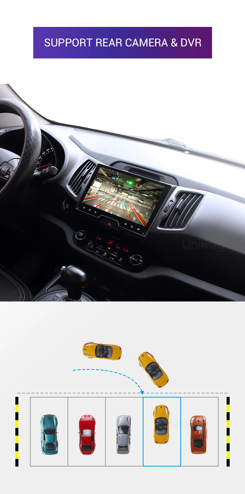 Uniway PX6 android 9,0 автомобильный dvd для kia sportage 2009 2011 2012 2013 автомобильный Радио gps навигатор плеер рулевое колесо