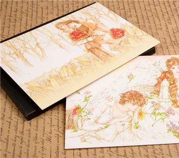 

Romantic Fresh Love Japanese-style 12pcs Delicate Classical Retro Colourful Postcard Gift With Extra-thick Texture
