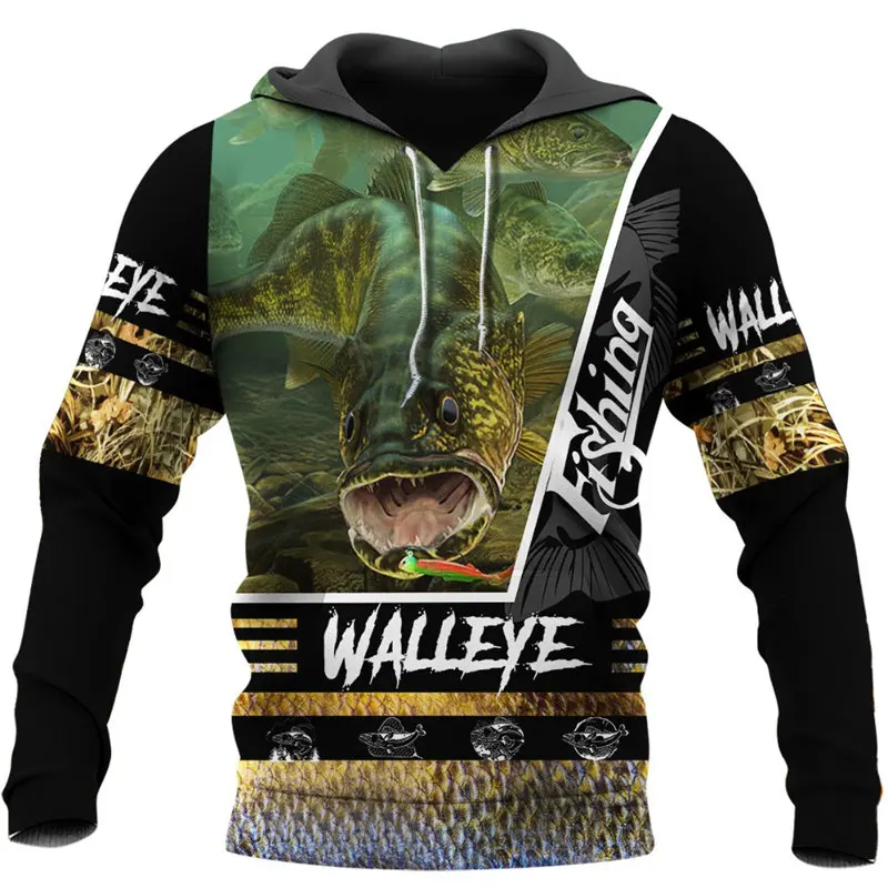 

New zipper hoodie Fishing 3D Printed Men Hoodie Harajuku Fashion Sweatshirt Unisex Casual Jacket Pullover