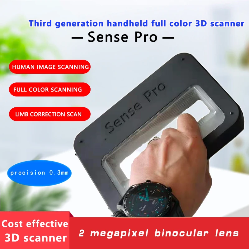 fast scanner Sense Pro third generation handheld full color 3D scanner reverse modeling medical portrait 3D acquisition instrument photo scanner Scanners