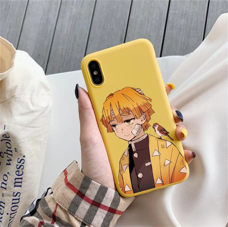 HHSR-23956 Kamado Nezuko Kimetsu no Yaiba Demon Slayer TPU цветной мягкий чехол для телефона iphone 6/6s 7/8, 7 Plus/8 Plus, X, XS i11 i11pro - Цвет: HHSR-23956