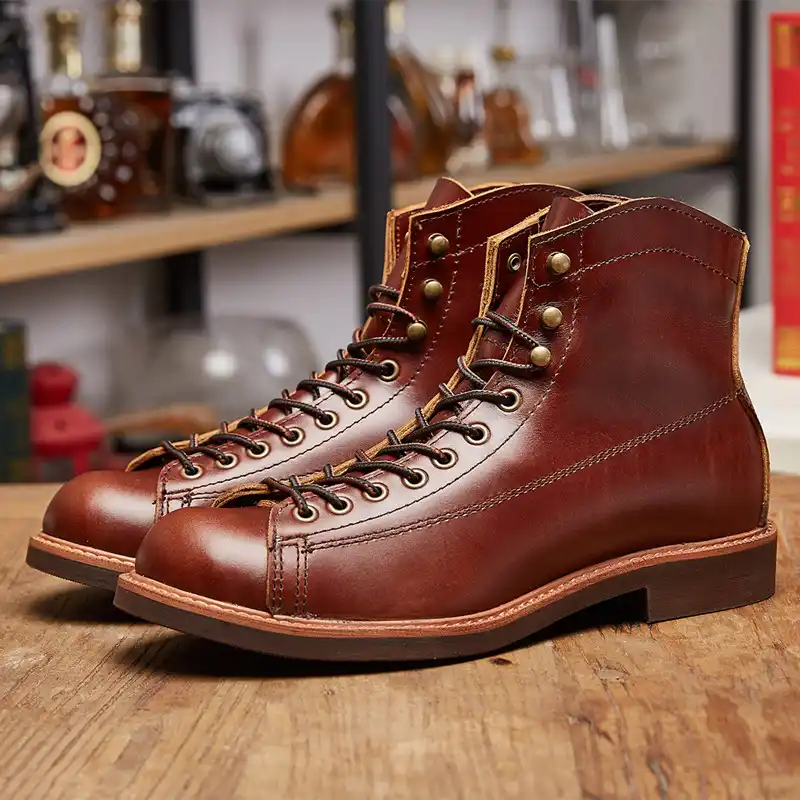 Botas rojas de hombre Clearance