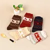 1Pair Warm Women Socks Striped 3D Socks Autumn Winter Style Christmas Winter Socks For Woman Female Happy Sock Calcetines Meias ► Photo 3/6