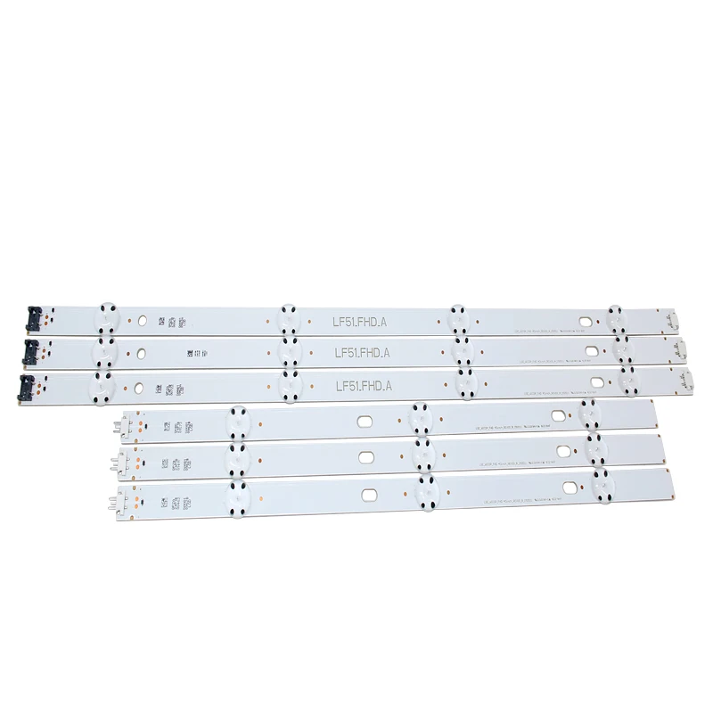 

New 18 PCS/set LED backlight strip for LG 43LF5100 LF51_FHD_A LF51_FHD_B LGE_WICOP_FHD 43INCH_REV00_A/B_150511