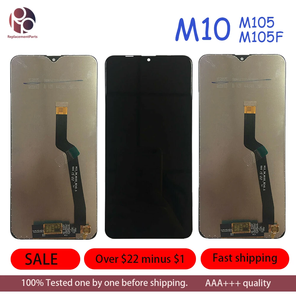 10 шт. ЖК-дисплей для samsung M105F SM-M105F M10 кодирующий преобразователь сенсорного экрана в сборе экран дисплей Запчасти