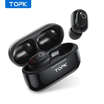 

TOPK T12 TWS Bluetooth Earphones 5.0 Wireless Headphones Touch Control True Wireless Earbuds In Ear Stereo Headset