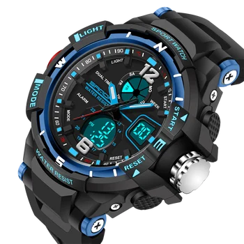 

SANDA Sport LED Digital Men Watches Luxury Fashion Sport Waterproof Wristwatch Outdoor Week Display Clock 289 Relogio Masculino