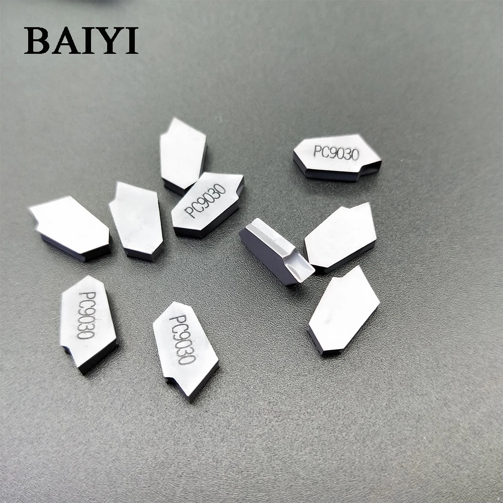 10 шт. SP400 PC9030 Высококачественная шлицевая твердосплавная вставка Пазовая обработка металла токарный станок пазовой токарный инструмент для нержавеющей стали