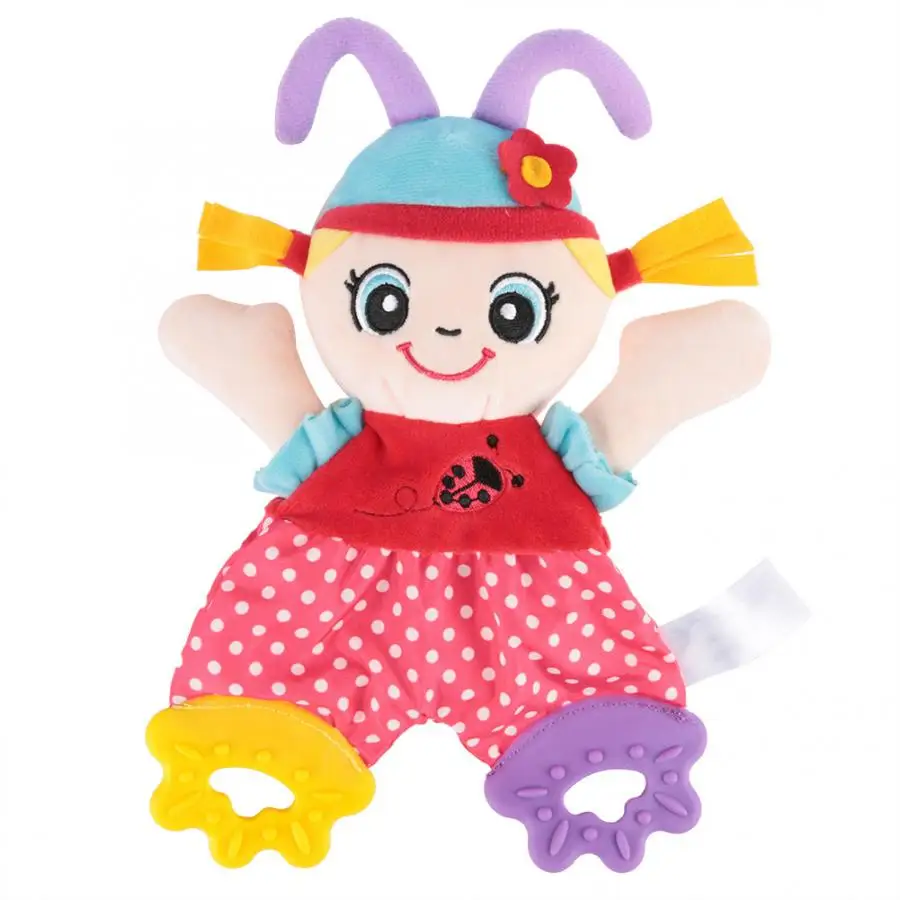 SOZZY Baby Toys погремушки для 13-24 месяцев Милая Успокаивающая кукла плюшевый мультяшный узор Детская Мягкая погремушка полотенце детская кровать погремушки игрушки