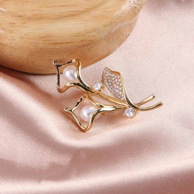 Flower Brooch Lapel Pin Rhinestone Jewelry Women Wedding Pins Large Brooches For Women broche Clothes Accessories