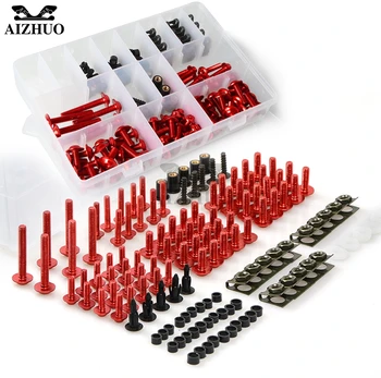 

Motorcycle Fairing Bolts Screws Fastener Clips Body Spring Bolts For HONDA CR125R CR250R CR 125 250 R VFR400 NC30 VFR750 VFR800