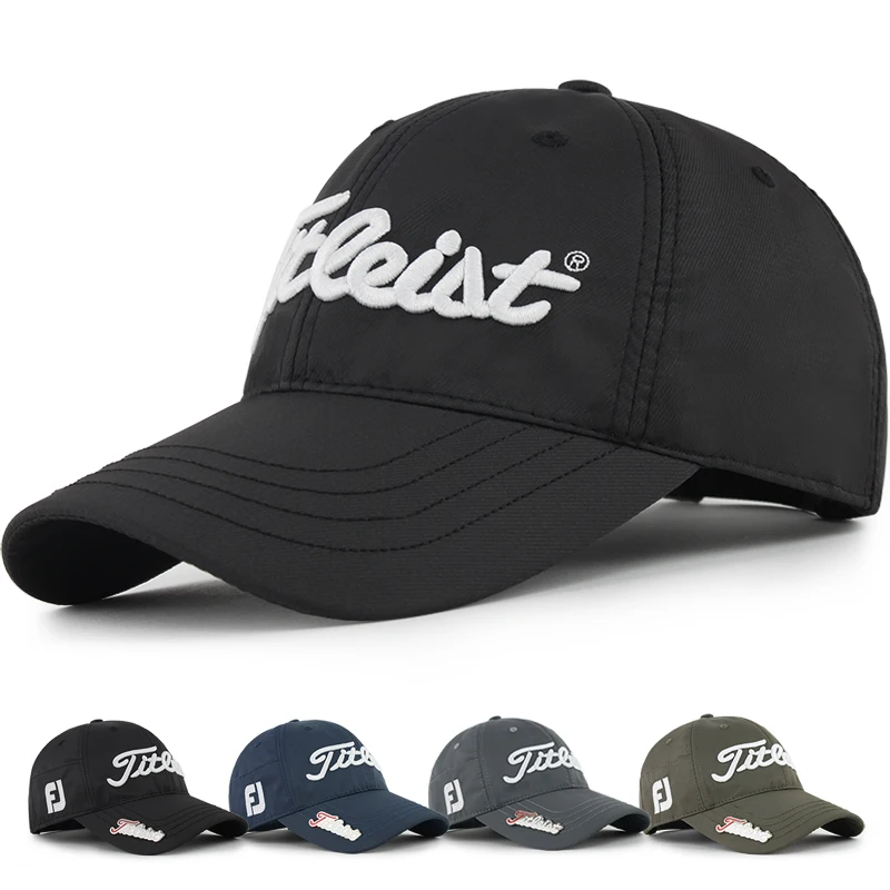 Letter Embroidered Golf Cap Unisex Breathable Sports Leisure Cap New