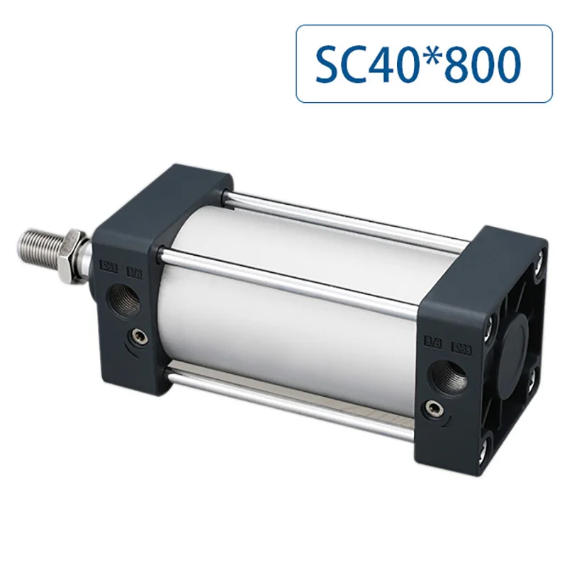 

SC40x800 pneumatic cylinder, bore 40mm, stroke 800mm, single pole double acting standard air cylinder SC40*800