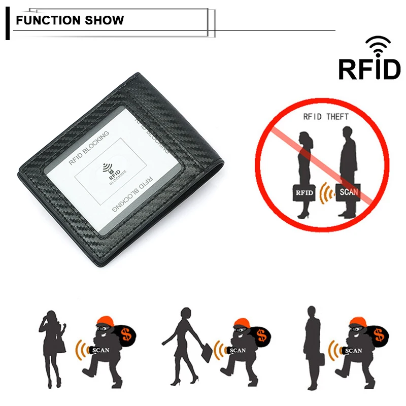 Повседневный мужской кошелек, многофункциональный RFID ультра тонкий клатч, Сумка с несколькими картами, держатель для карт, короткий двойной карман для монет