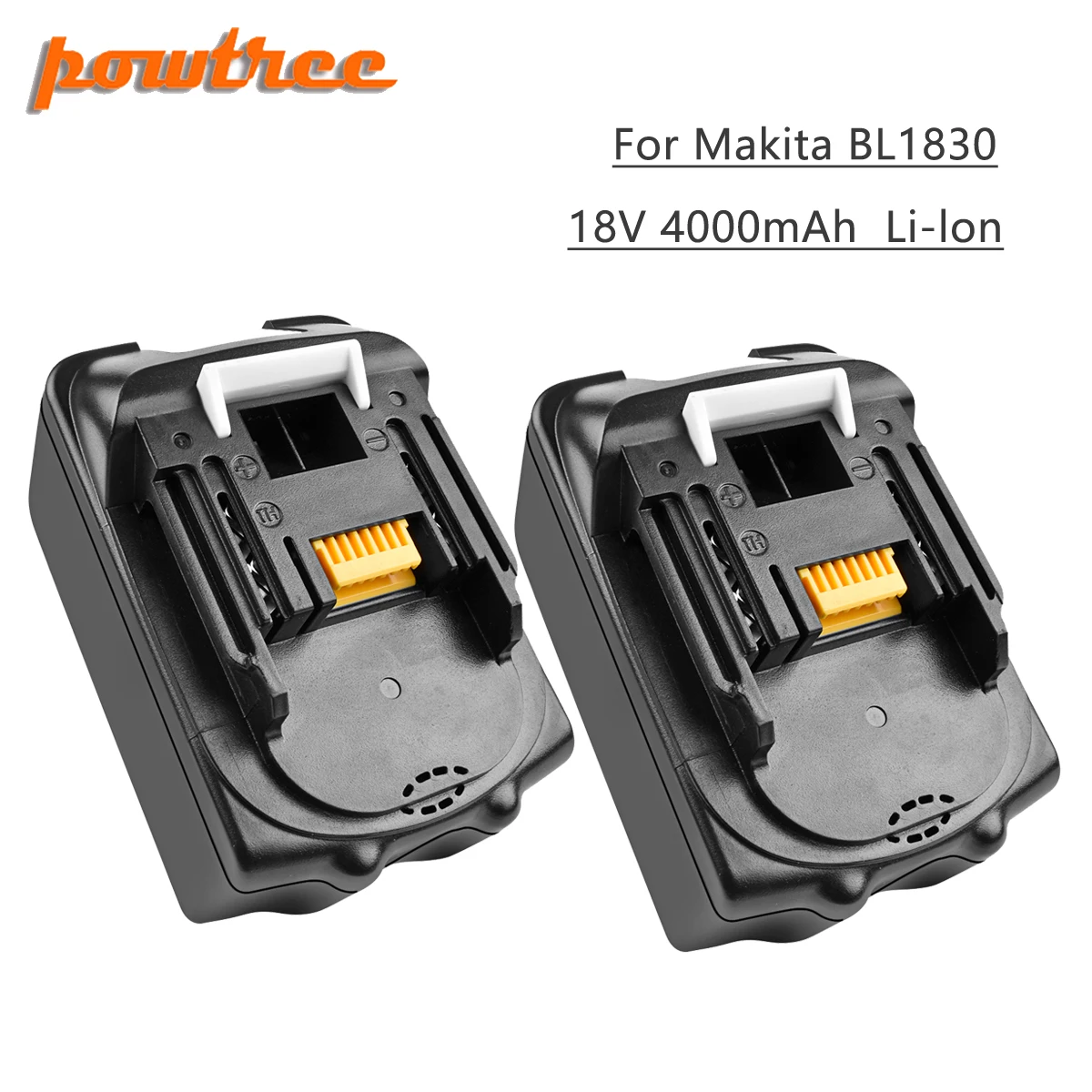 

Powtree For Makita High Capacity 18V 4000mAh BL1830 Power Tools Li-lon Battery Replacemen LXT400 BL1815 BL1840 BL1850 BL1860 L30