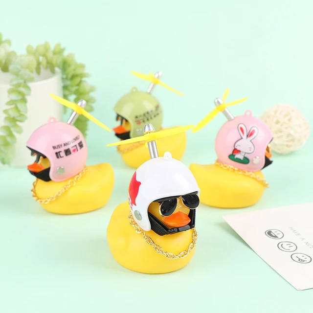 Cartoon Cute Little Yellow Duck Ornaments Car Rear Seat Hook Mini
