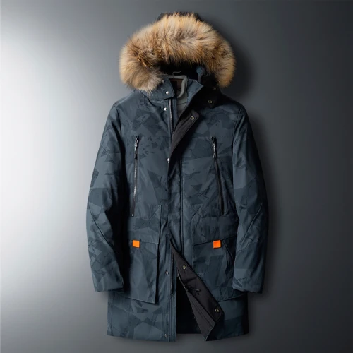 3XL 4XL 5XL 6XL 7XL 8XL большой размер Толстая теплая парка с длинным капюшоном зима высокое качество меховой воротник брендовая одежда мужская куртка - Цвет: Camouflage