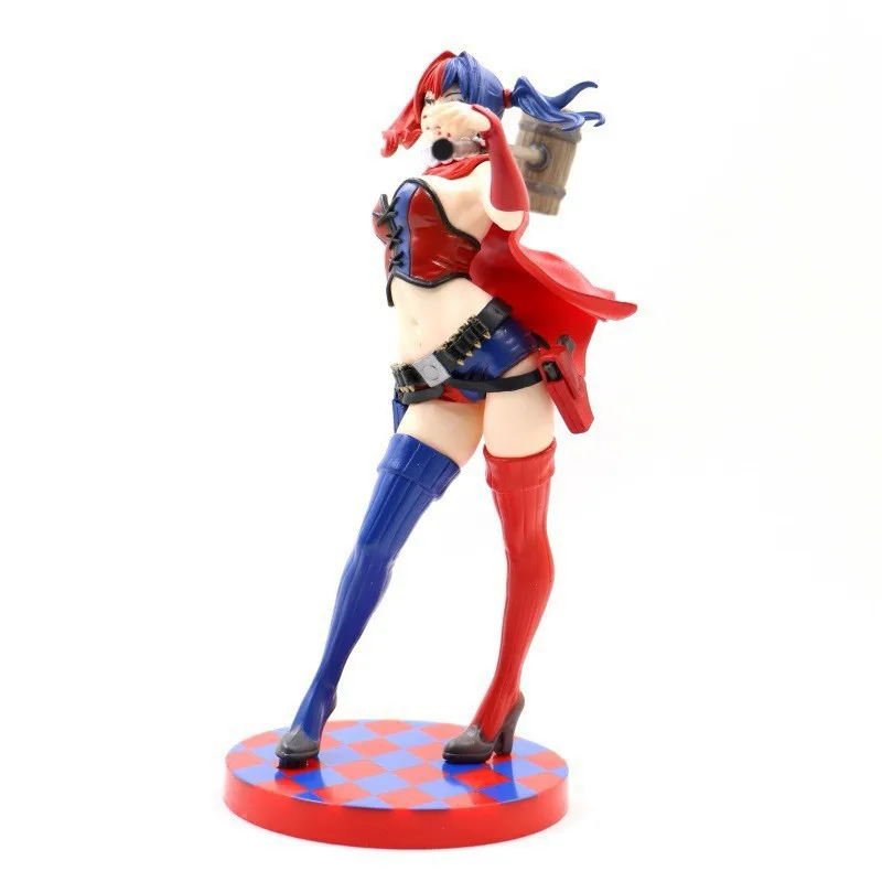 

Yaya Anime Pretty Girl Pro-Fig Suicide Squad Harley Quinn Small Ugly Girl Garage Kit Model Ornaments