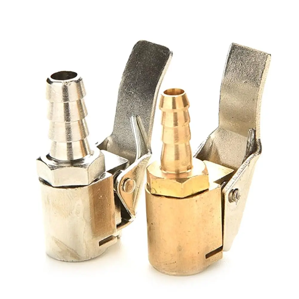 6/8mm Car Tire Wheel Inflator Pump Valves Clip On Air Hose Chuck Clamp Connector Accessories Professional Spared Parts | Автомобили и