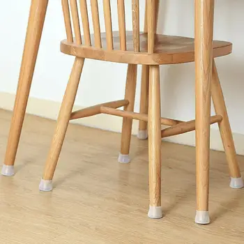 

4pcs/set Silicone Furniture Leg Protection Cover Table Pad Floor Feet Protector I0W3