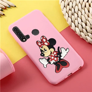 e Чехол TRISEOLY для huawei P20 Lite, чехол Candy TPU 3D с мультяшной мышкой для девочек, мягкий силиконовый чехол для huawei P20 Lite, чехол - Цвет: e